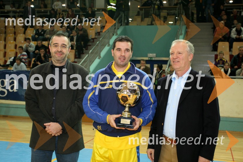 ..., Ermin Hasić, vratar NK Koper in ...Zimski turnir Prva liga Telekom Slovenije All Star v malem nogometu
