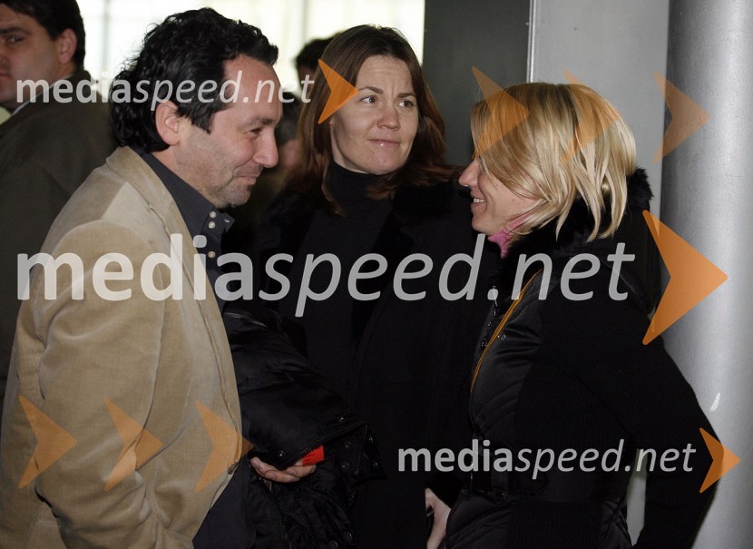 Slaviša Stojanović, trener NK Domžale in Tina Križan, nekdanja tenisačica in Jolanda Čeplak, kondicijska trenera NK Interblok in nekdanja atletinjaZimski turnir Prva liga Telekom Slovenije All Star v malem nogometu