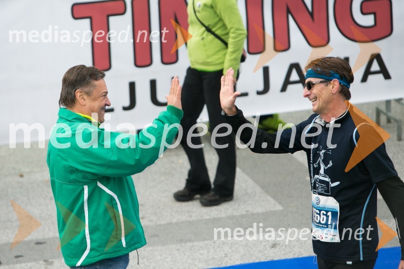  Zoran Janković, župan, Mestna občina Ljubljana;  ... Volkswagen 21. Ljubljanski maraton 2016