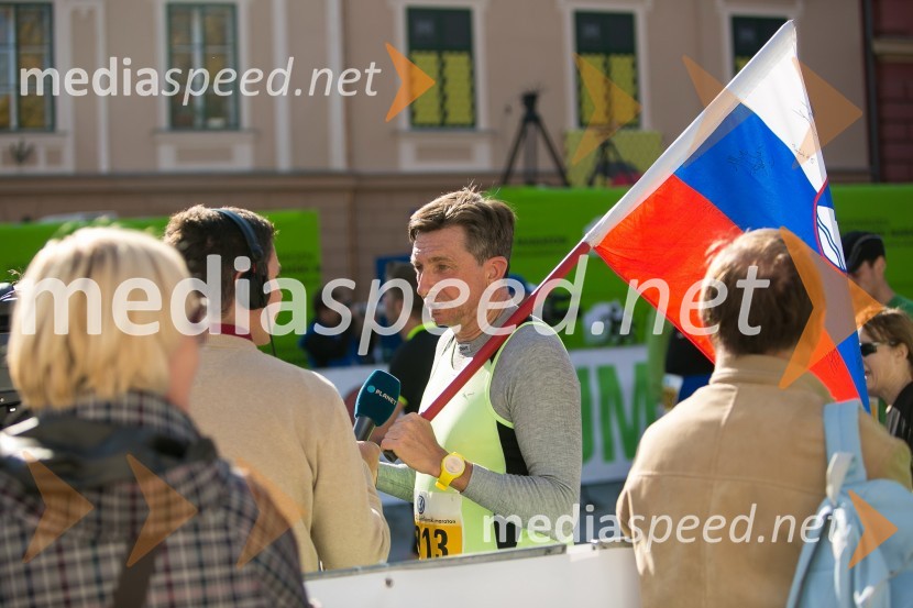  Borut Pahor, predsednik Republike SlovenijeVolkswagen 21. Ljubljanski maraton 2016