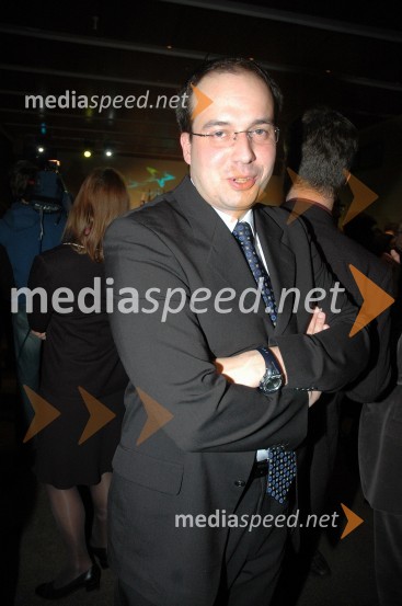 Leo Oblak, predsednik uprave Infonet media, d.d.Sprejem treh predsednikov za novinarje