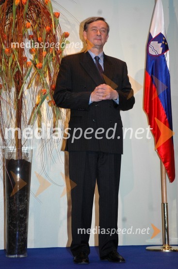 Dr. Danilo Türk, predsednik Republike SlovenijeSprejem treh predsednikov za novinarje