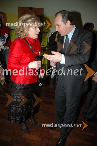 Jasmin Petan Malahovsky in ...Sprejem treh predsednikov za novinarje