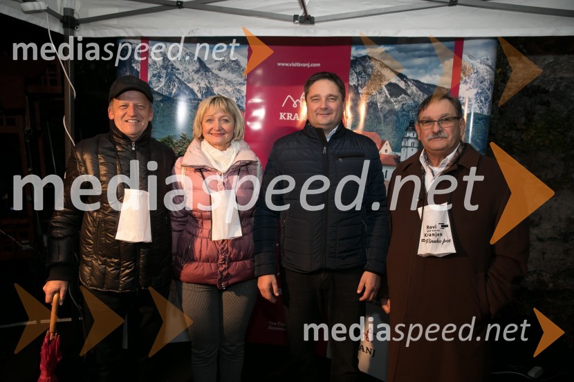  ... ;  Dani Žagar, direktorica OOZ Kranj;  Boštjan Trilar, župan mestne občine Kranj;  Toni Magdič, Gostilna AnčkaVinska pot v Rovih pod starim Kranjem