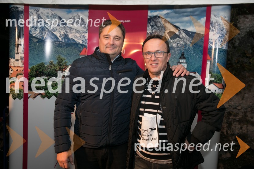  Boštjan Trilar, župan občine Kranj;  ... Vinska pot v Rovih pod starim Kranjem