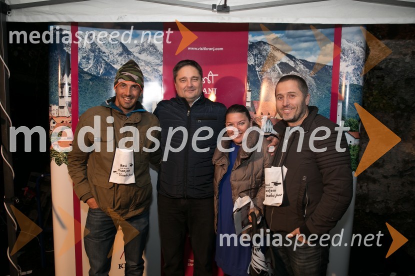  Jaka Rebolj, Jacksport;  Boštjan Trilar, župan občine Kranj;  Tjaša Kolenc Filipčič, direktorica Marketinga v Zavarovalnici Triglav;  Klemen Kolenc, projektni vodja pri družbi AkrapovičVinska pot v Rovih pod starim Kranjem