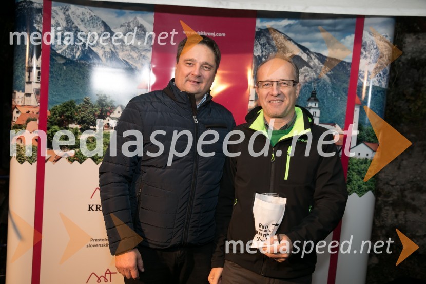  Boštjan Trilar, župan občine Kranj;  Samo Vehovec, 4potVinska pot v Rovih pod starim Kranjem