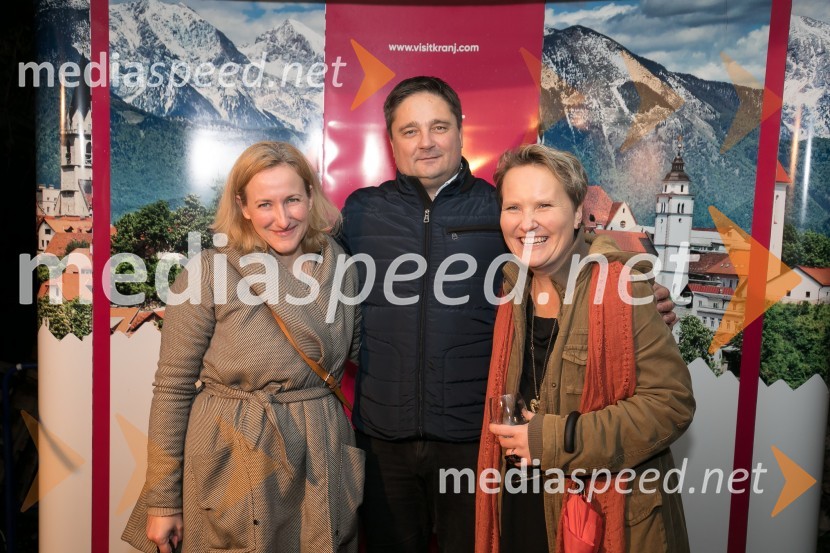  ... ;  Boštjan Trilar, župan občine Kranj;  Mateja DebeljakVinska pot v Rovih pod starim Kranjem