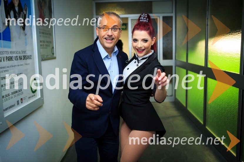  Miki Šarac, glasbeni manager;  Tanja Žagar, pevkaTanja Žagar, koncert ob 20. obletnici glasbene kariere