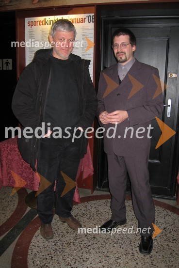 Koen Van Daele, nekdanji programski vodja Slovenske kinoteke in Boštjan Miha Jambrek, vodja programskega oddelka Slovenske kinotekeOtvoritev Euroteke – retrospektive evropskega filma