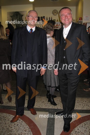 Ernest Bagola, vodja Festivalne dvorane Ljubljana in Staš Ravter, direktor Slovenske kinotekeOtvoritev Euroteke – retrospektive evropskega filma