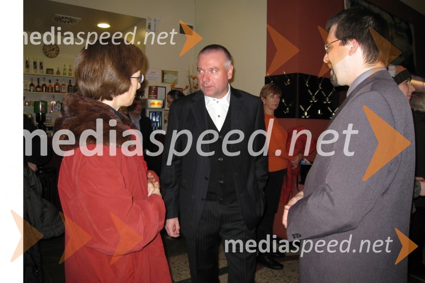 Ivana Hlavsova, veleposlanica Češke republike, Staš Ravter, direktor Slovenske kinoteke in Boštjan Miha Jambrek, vodja programskega oddelka Slovenske kinotekeOtvoritev Euroteke – retrospektive evropskega filma