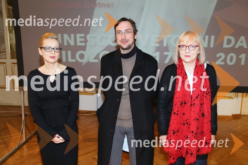 doc. dr. Smiljana Gartner, filozofinja, Filozofska fakulteta, Univerza v Mariboru; dr. Mirt Komel, filozof, sociolog, dramatik, esejist in prevajalec; dr. Renata Salecl, filozofinjaPrireditev ob svetovnem dnevu filozofije