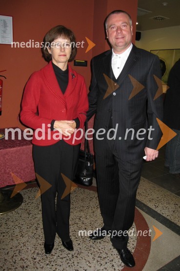 Ivana Hlavsova, veleposlanica Češke republike in Staš Ravter, direktor Slovenske kinotekeOtvoritev Euroteke – retrospektive evropskega filma