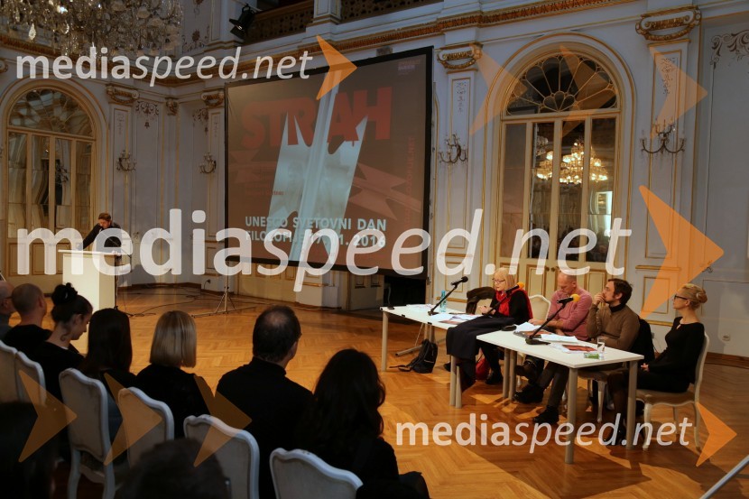 dr. Boris Vezjak, filozof, družbeni kritik in publicist, Filozofska fakulteta, Univerza v Mariboru; dr. Renata Salecl, filozofinja; dr. Peter  Klepec, filozof, raziskovalec na Filozofskem inštitutu ZRC; dr. Mirt Komel, filozof, sociolog, dramatik, esejist in prevajalec; doc. dr. Smiljana Gartner, filozofinja, Filozofska fakulteta, Univerza v MariboruPrireditev ob svetovnem dnevu filozofije