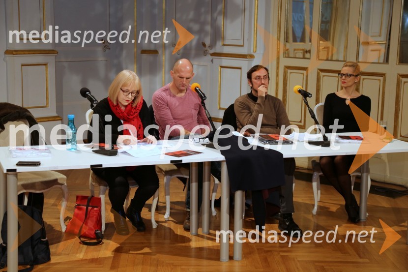 dr. Renata Salecl, filozofinja; dr. Peter  Klepec, filozof, raziskovalec na Filozofskem inštitutu ZRC; dr. Mirt Komel, filozof, sociolog, dramatik, esejist in prevajalec; doc. dr. Smiljana Gartner, filozofinja, Filozofska fakulteta, Univerza v MariboruPrireditev ob svetovnem dnevu filozofije