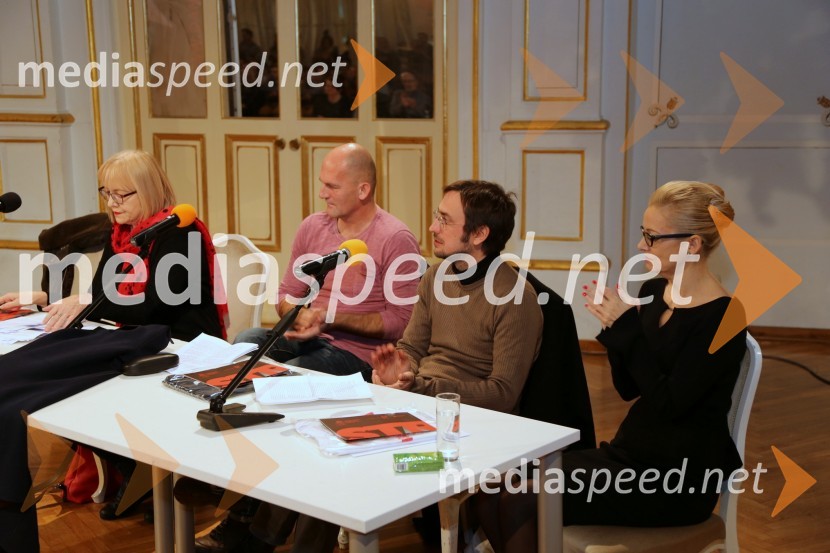 dr. Renata Salecl, filozofinja; dr. Peter  Klepec, filozof, raziskovalec na Filozofskem inštitutu ZRC; dr. Mirt Komel, filozof, sociolog, dramatik, esejist in prevajalec; doc. dr. Smiljana Gartner, filozofinja, Filozofska fakulteta, Univerza v MariboruPrireditev ob svetovnem dnevu filozofije