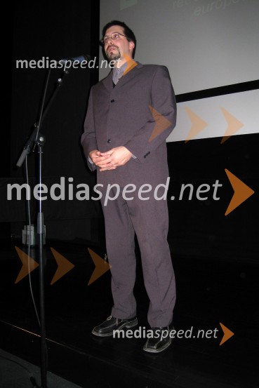 Boštjan Miha Jambrek, vodja programskega oddelka Slovenske kinotekeOtvoritev Euroteke – retrospektive evropskega filma