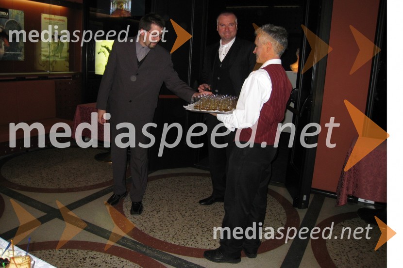 Boštjan Miha Jambrek, vodja programskega oddelka Slovenske kinoteke in Staš Ravter, direktor Slovenske kinotekeOtvoritev Euroteke – retrospektive evropskega filma