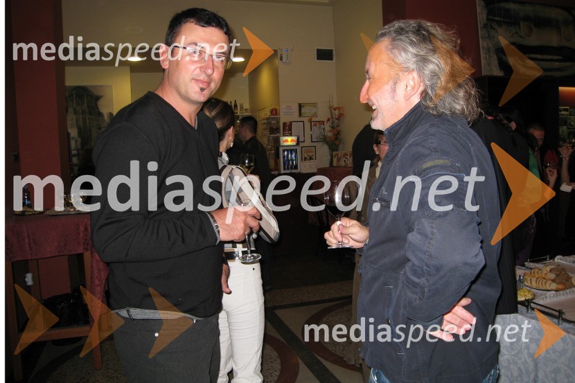 Iztok Aberšek, direktor Tovarne vizij in Peter Bratuša, direktor Felina filmsOtvoritev Euroteke – retrospektive evropskega filma