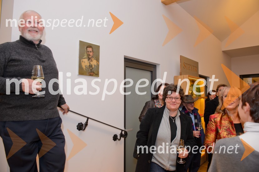  Bogdan Čobal, akademski slikarVino in prijateljstvo 2016, odprtje razstave