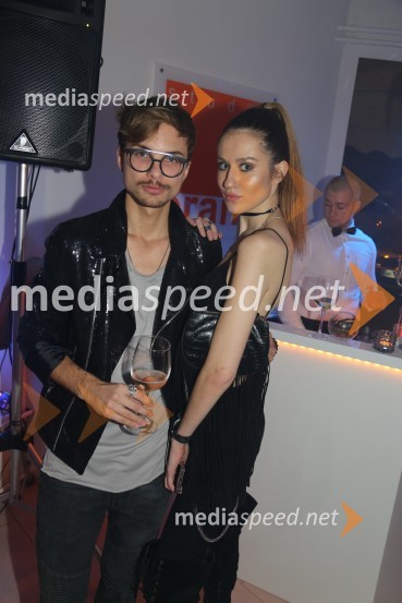  David Hojnik, modni oblikovalec DH fashion;  ... Druga obletnica lepotnega centra Studio Oranž