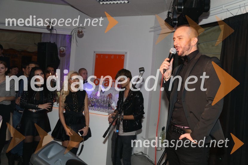  Goran Pfeiler, frizer, studio OrangeDruga obletnica lepotnega centra Studio Oranž