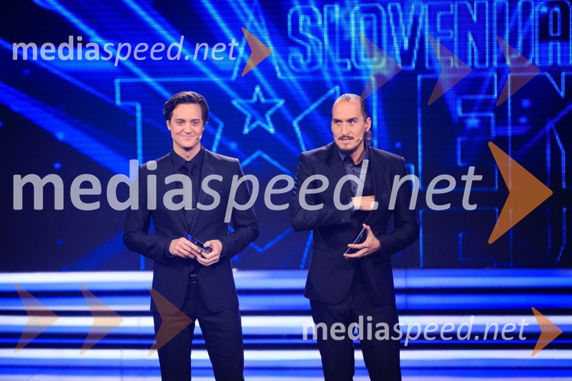  Domen Valič, igralec;  Vid  Valič, stand-up komik, voditeljSlovenija ima talent 2016, tretja polfinalna oddaja