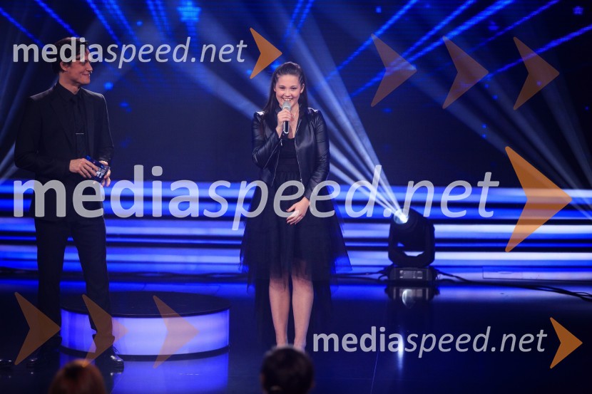  Domen Valič, igralec;  Aleksandra Vovk, pevkaSlovenija ima talent 2016, tretja polfinalna oddaja