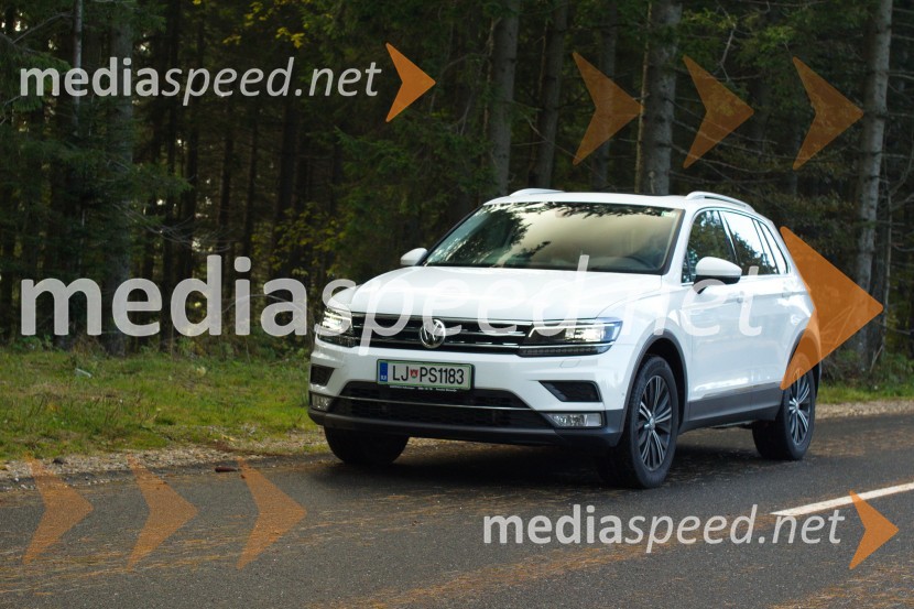 Volkswagen Tiguan 2.0 TDI 4Motion HighlineVolkswagen Tiguan 2.0 TDI 4Motion Highline, mediaspeed test