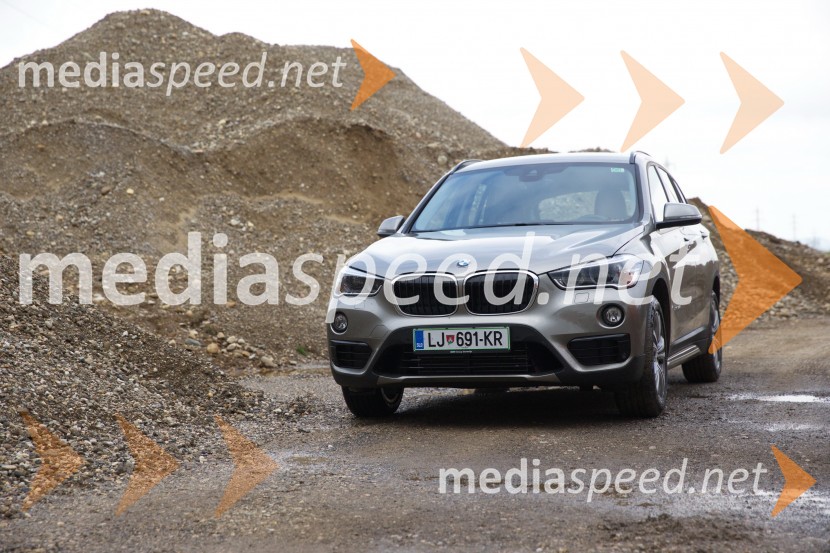 BMW X1 xDrive25dBMW X1 xDrive25d, mediaspeed test