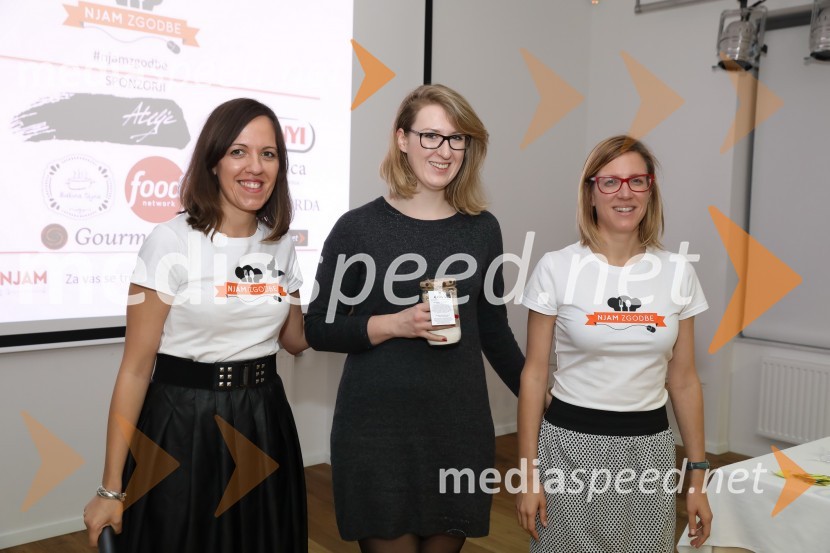  Mateja Delakorda, novinarka in blogerka (Zgodbe na krožniku);  ... ;  Iva Gruden, novinarka, projekt LjubljananjamNjam zgodbe 2016, konferenca kulinaričnih blogerjev