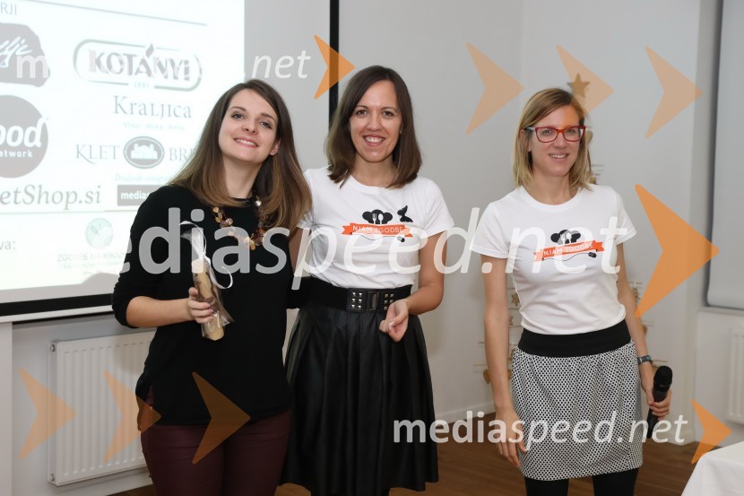  ... ;  Mateja Delakorda, novinarka in blogerka (Zgodbe na krožniku);  Iva Gruden, novinarka, projekt LjubljananjamNjam zgodbe 2016, konferenca kulinaričnih blogerjev