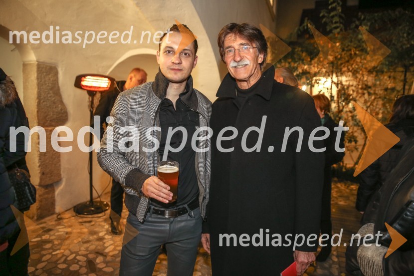  Blaž Setnikar, igralec;  Jožko  Čuk, direktor gospodarske zbornice Slovenije, nekdanji direktor SNG Nova GoricaHelverjeva noč, premiera predstave