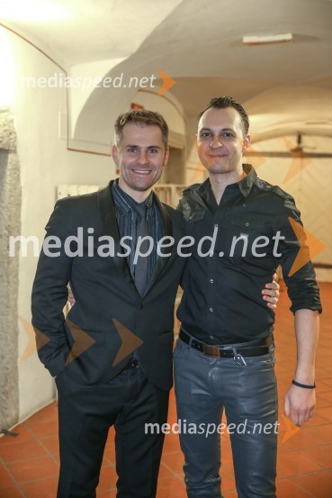  Milan Golob, vodja marketinga in odnosov z javnostmi PGK;  Blaž Setnikar, igralecHelverjeva noč, premiera predstave