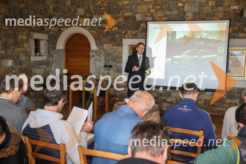  Franci Bolta, direktor znamke Audi pri podjetju Porsche Slovenija d.o.o.Novi Audi Q2, slovenska predstavitev