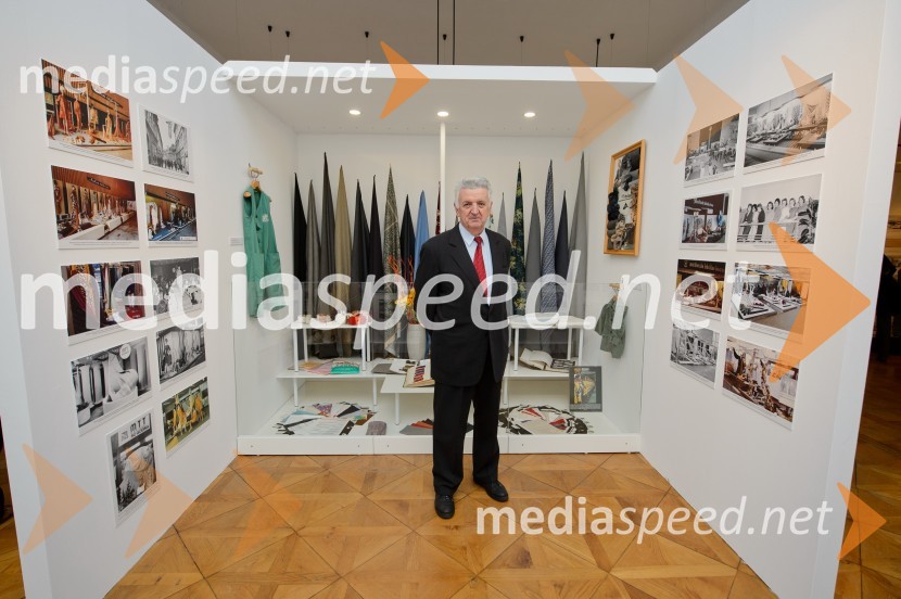  Slobodan Šujica, nekdanji generalni direktor MTTJugoslovanski Manchester, odprtje razstave