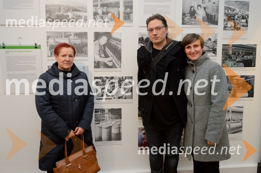  ... ;  Uroš Lehner, grafični oblikovalec;  Tanja LehnerJugoslovanski Manchester, odprtje razstave