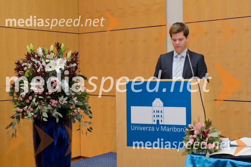 doc. dr. Marko Hölbl, Fakulteta za elektrotehniko, računalništvo in informatikoPromocija doktorjev znanosti na UM, december 2016