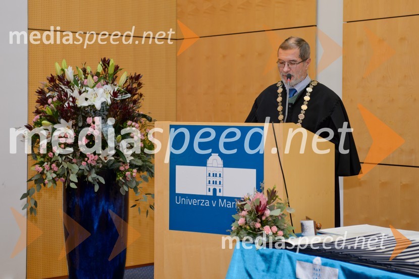 prof. dr. Božidar Kante, dekan, Filozofska fakulteta, Univerza v MariboruPromocija doktorjev znanosti na UM, december 2016