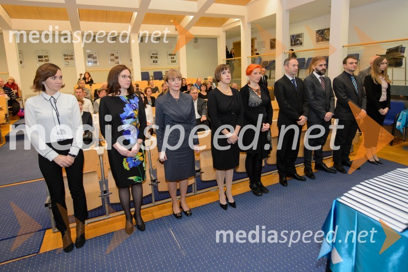 dr. Mira Zore, Ekonomsko-poslovna fakulteta; dr. Polona Pašić, Ekonomsko-poslovna fakulteta; dr. Saša Zupan Korže, Ekonomsko-poslovna fakulteta; dr. Andrea Margan, Medicinska fakulteta; dr. Tina Špegelj, Fakulteta za gradbeništvo, prometno inženirstvo in arhitekturo; dr. Boštjan Kežmah, Fakulteta za elektrotehniko, računalništvo in informatiko; dr. Janko Horvat, Fakulteta za elektrotehniko, računalništvo in informatiko; dr. Aleš Černezel, Fakulteta za elektrotehniko, računalništvo in informatiko; dr. Niki Veček, Fakulteta za elektrotehniko, računalništvo in informatikoPromocija doktorjev znanosti na UM, december 2016