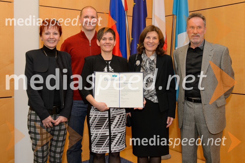  ... ;  ... ; dr. Anja Drev, Pravna fakulteta;  ... ;  ... Promocija doktorjev znanosti na UM, december 2016