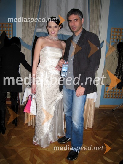 Nataša Pinoza, Miss Universe Slovenije 2006 in Tomi Zoroja, manekenModna revija Maturantski in poročni utrinki 2008