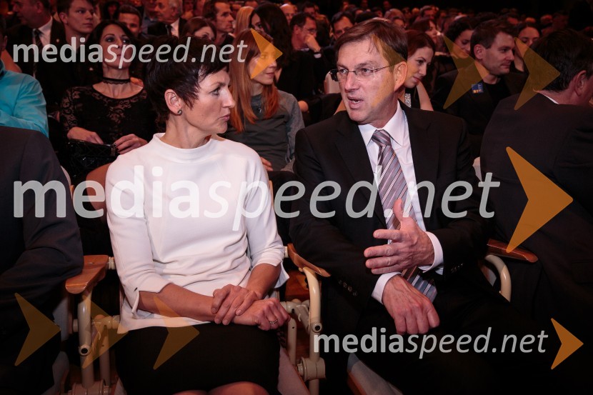 prof. dr. Maja Makovec Brenčič, ministrica za izobraževanje, znanost in šport; prof. dr. Miro Cerar, predsednik vlade Republike SlovenijeŠportnik leta 2016