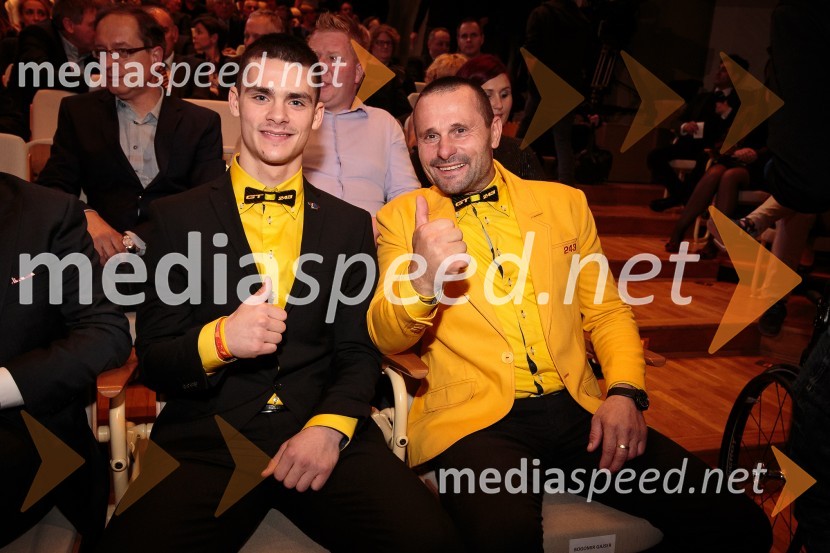  Tim Gajser, motokrosist (Motocross-Ski Gajser team);  Bogomir Gajser, motokrosist (Motocross-Ski Gajser team)Športnik leta 2016