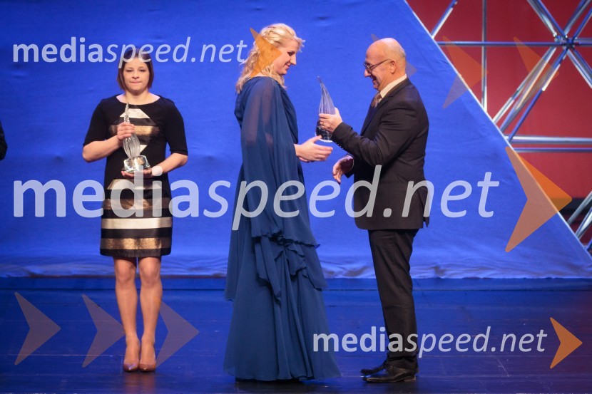  Tina Trstenjak, judoistka;  Ana Velenšek, judoistka;  Bogdan Gabrovec, predsednik Olimpijskega komiteja Slovenije, predsednik Judo zveze SlovenijeŠportnik leta 2016