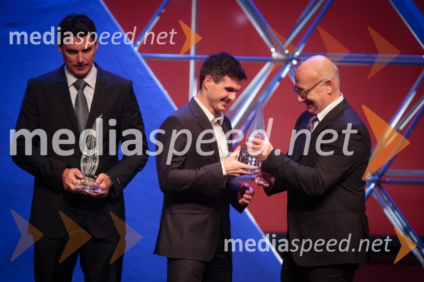  Peter Kauzer, kajakaš;  Bogdan Gabrovec, predsednik Olimpijskega komiteja Slovenije, predsednik Judo zveze SlovenijeŠportnik leta 2016