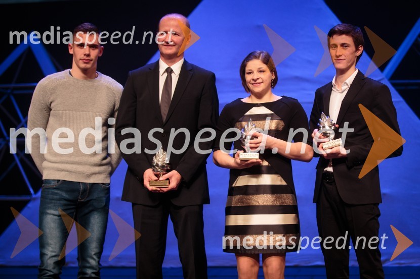  Nik Pem, hokejist;  Nik Zupančič, selektor, Hokejska zveza Slovenije;  Tina Trstenjak, judoistka;  Peter  Prevc, smučarski skakalecŠportnik leta 2016