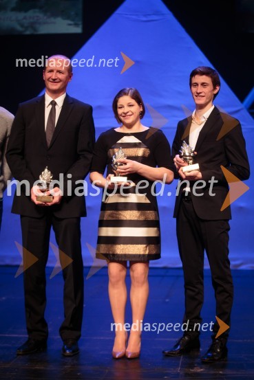  Nik Zupančič, selektor, Hokejska zveza Slovenije;  Tina Trstenjak, judoistka;  Peter  Prevc, smučarski skakalecŠportnik leta 2016