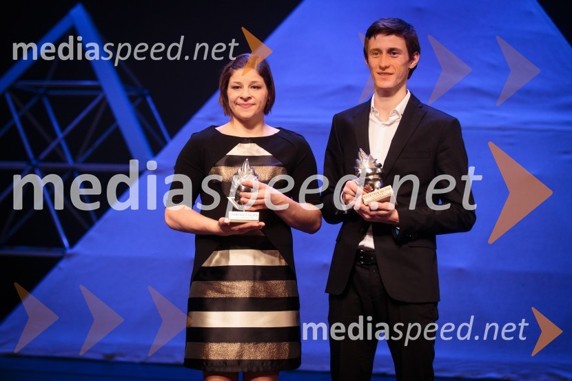  Tina Trstenjak, judoistka;  Peter  Prevc, smučarski skakalecŠportnik leta 2016